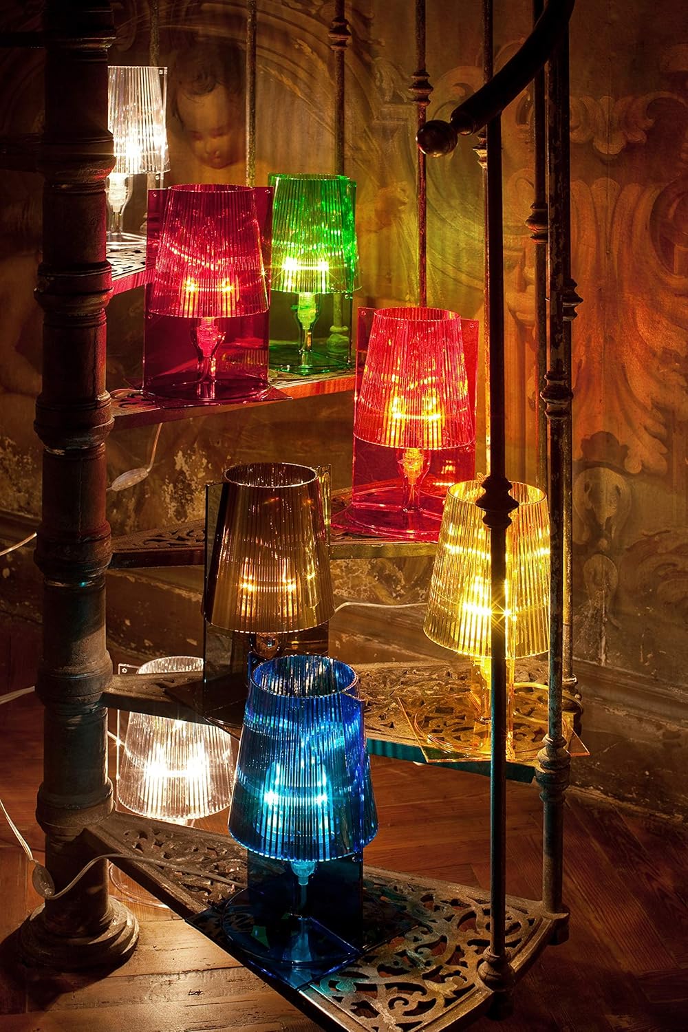 lampada ambrata per casa accogliente in autunno