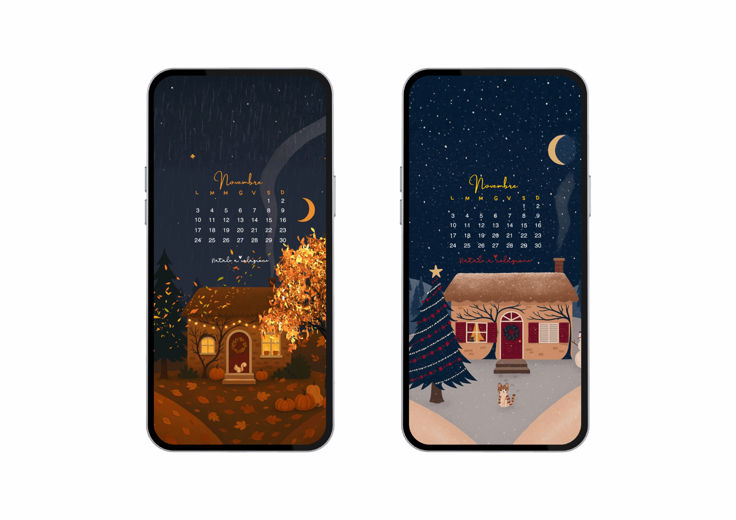 Wallpaper di Novembre: due sfondi per entrare nella magia dell’attesa