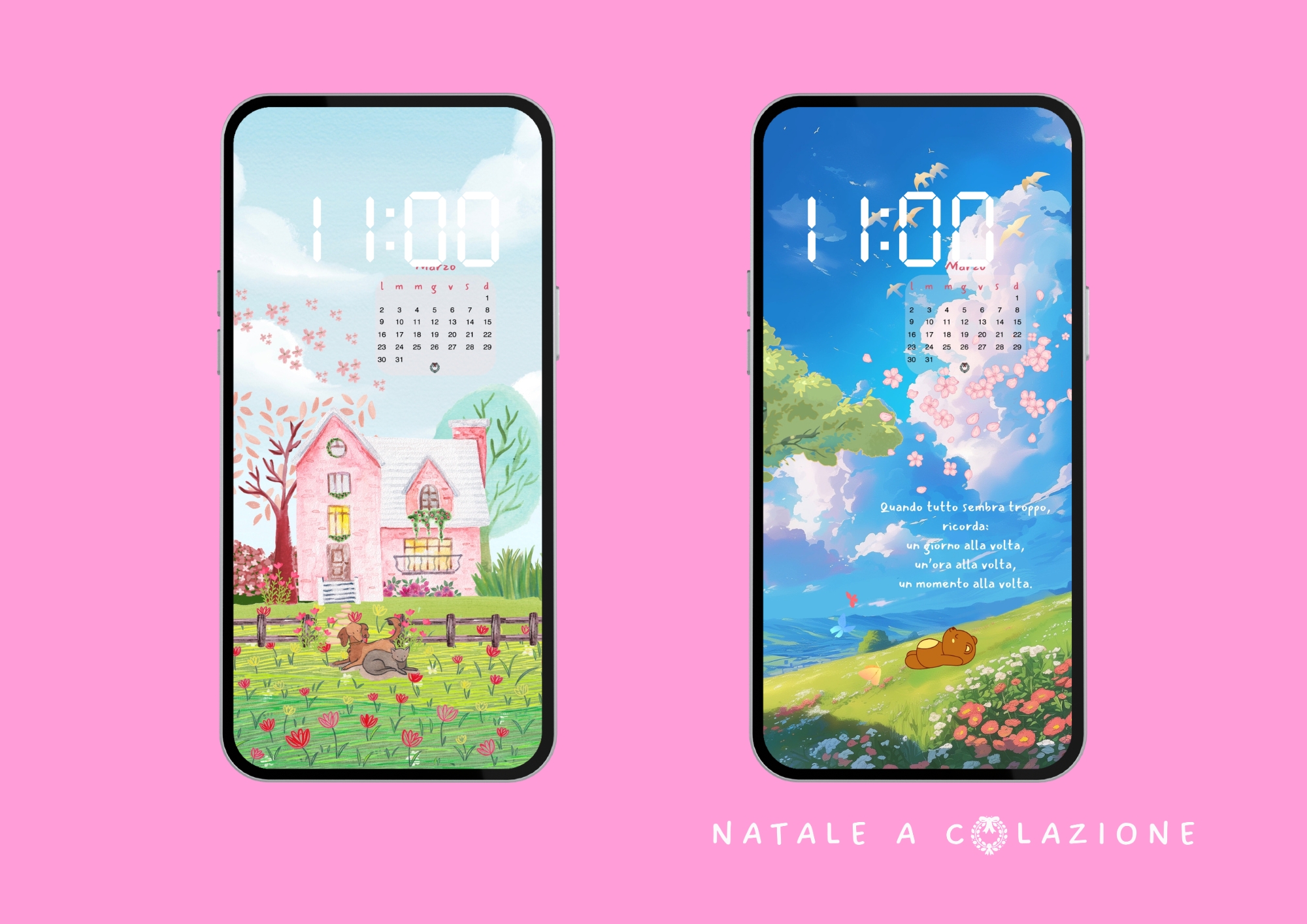 Marzo sul telefono
