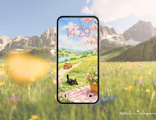 Wallpaper di giugno: il nuovo sfondo cozy di Natale a Colazione da scaricare 🌸🐈‍⬛